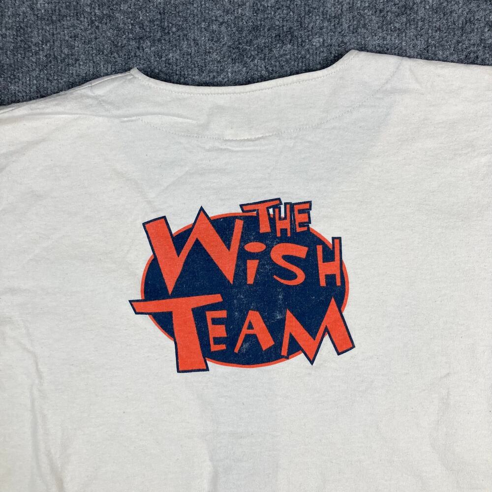 Badger‎ Sport T-Shirt Mens Size XL Beige Navy Graphic Wish Team USA Baseball Tee